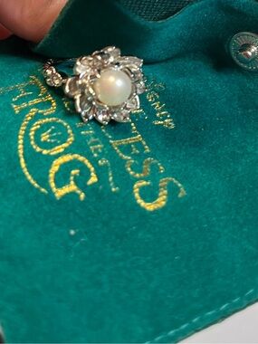 Rocklove Disney Princess & the Frog Water Lily Pearl Ring 6
